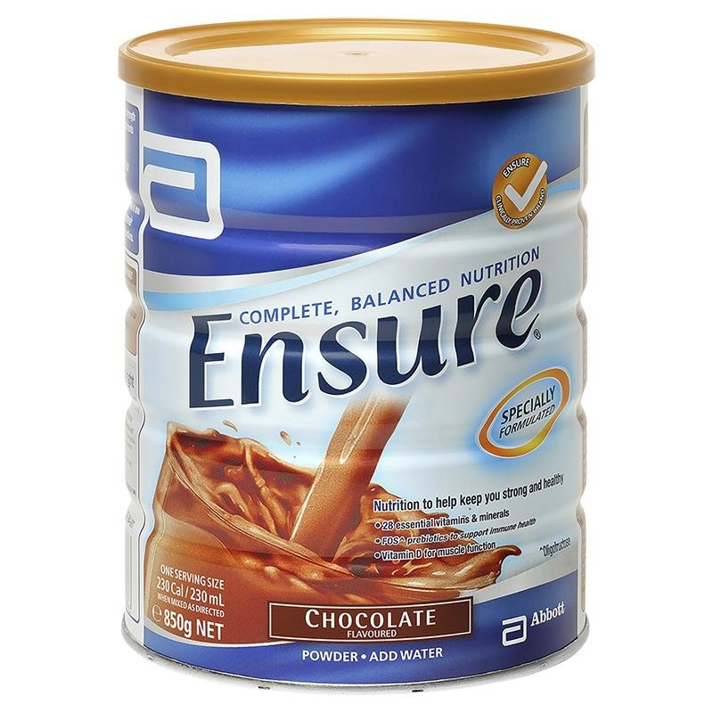 

Ensure Chocolate 850g Susu Bubuk Dewasa Original Australia