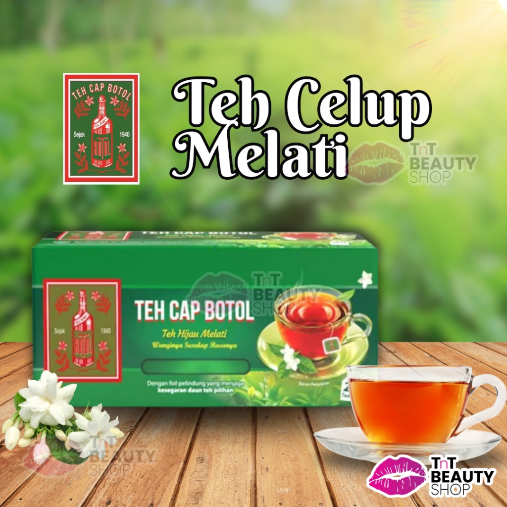 

PRODUK TERBARU Teh Celup Cap Botol Hijau Aroma Melati 25 Bags Tea Bag TnT Beauty Shop