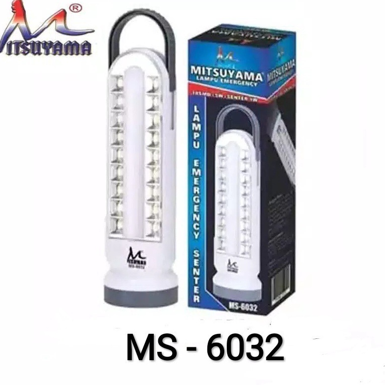 Lampu Emergency MS632  Senter LED 18 SMD  5 W  SENTER 1 W Mitsuyama KODE J5K7