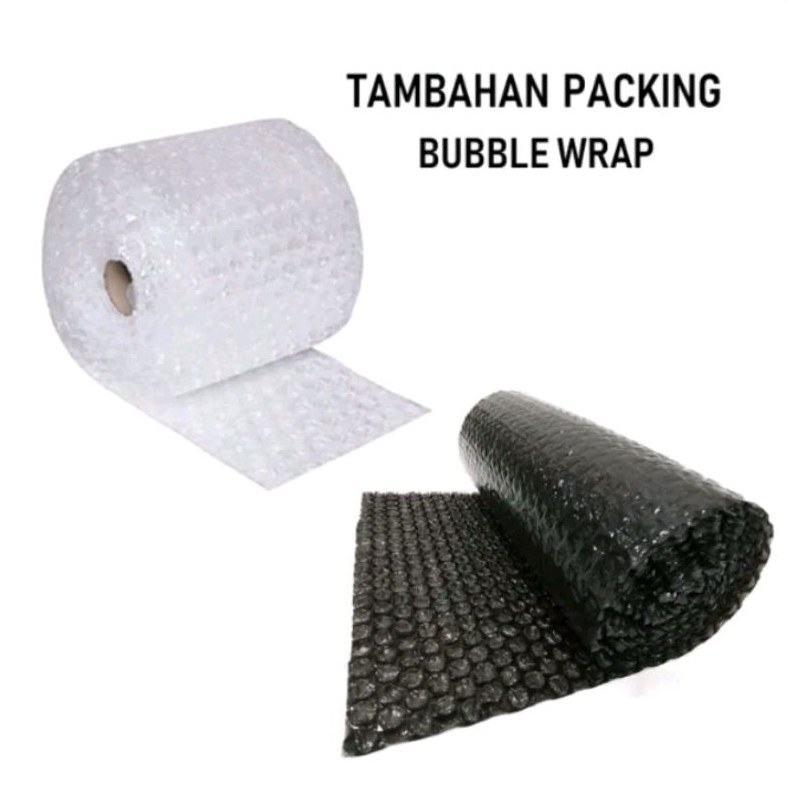 

bubble wrap tambahan packing