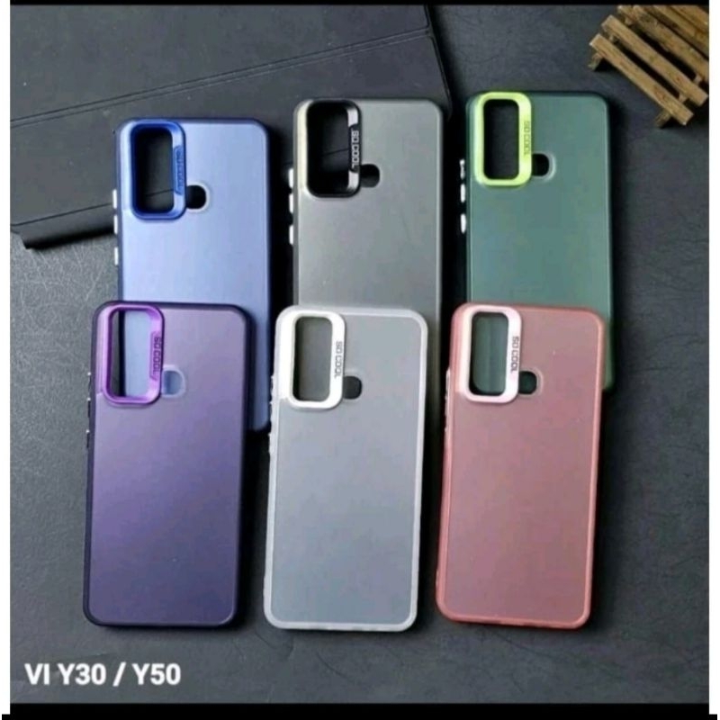 SOFTCASE IMD HYBRID VIVO Y30 / Y30I / Y50 SLICON HOLOGRAM