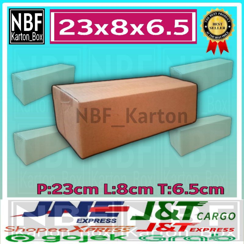 

KartonBox 23x8x6.5 cm,Kardus Packing Serbaguna,Pembungkus Paket dll.
