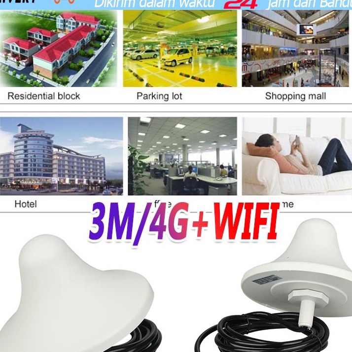 FG2 3M antena indoor 2G 3G 4G lte WIFI Signal Repeater Booster Sinyal