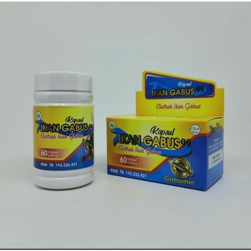 kapsul ikan gabus 99 / ekstrak ikan gabus