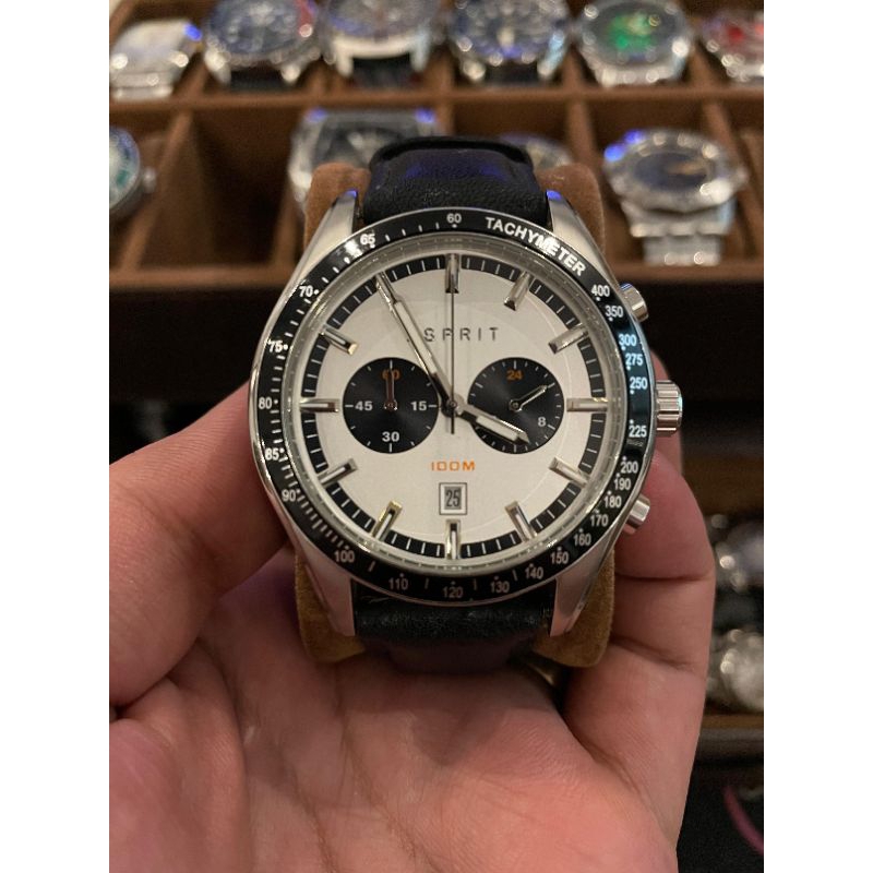 JAM TANGAN ESPRIT PANDA CHRONO ORIGINAL