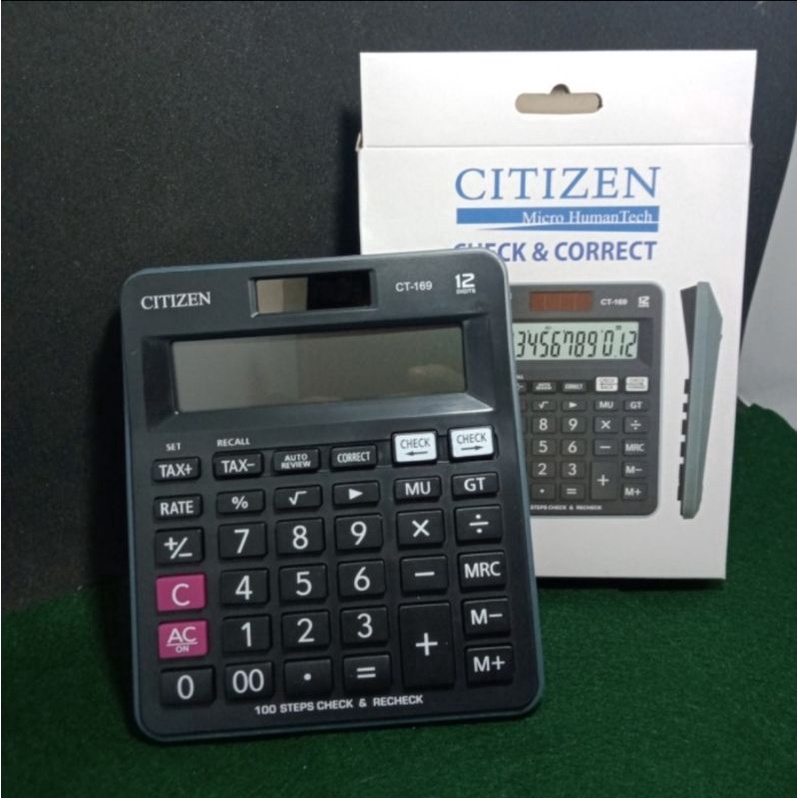 

HATI HATI BARANG KALKULATOR MEJA CITIZEN CT 169 Check Correct Calculator CT169