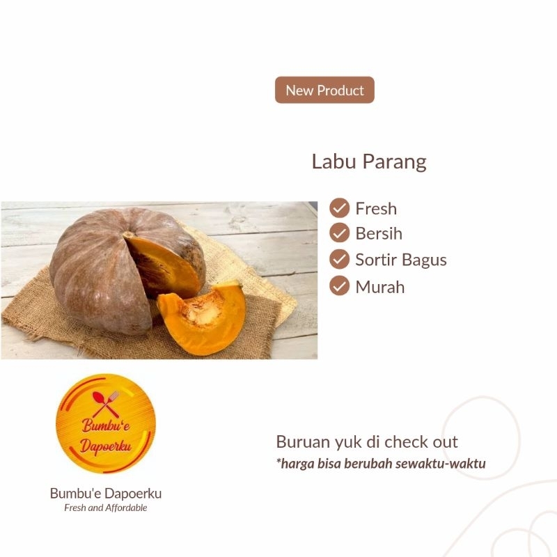 

Labu Kuning Waluh | Kirim Instan | Fresh Product
