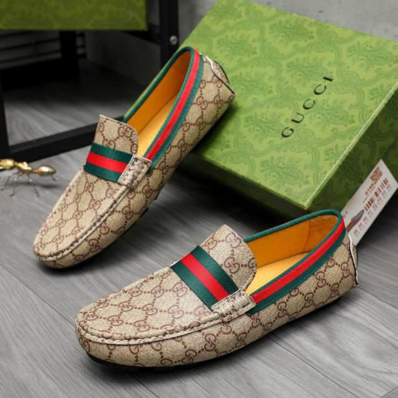 SEPATU FLAT LOAFER PRIA MEWAH SEPATU CASUAL PRIA IMPORT GUCCI2128