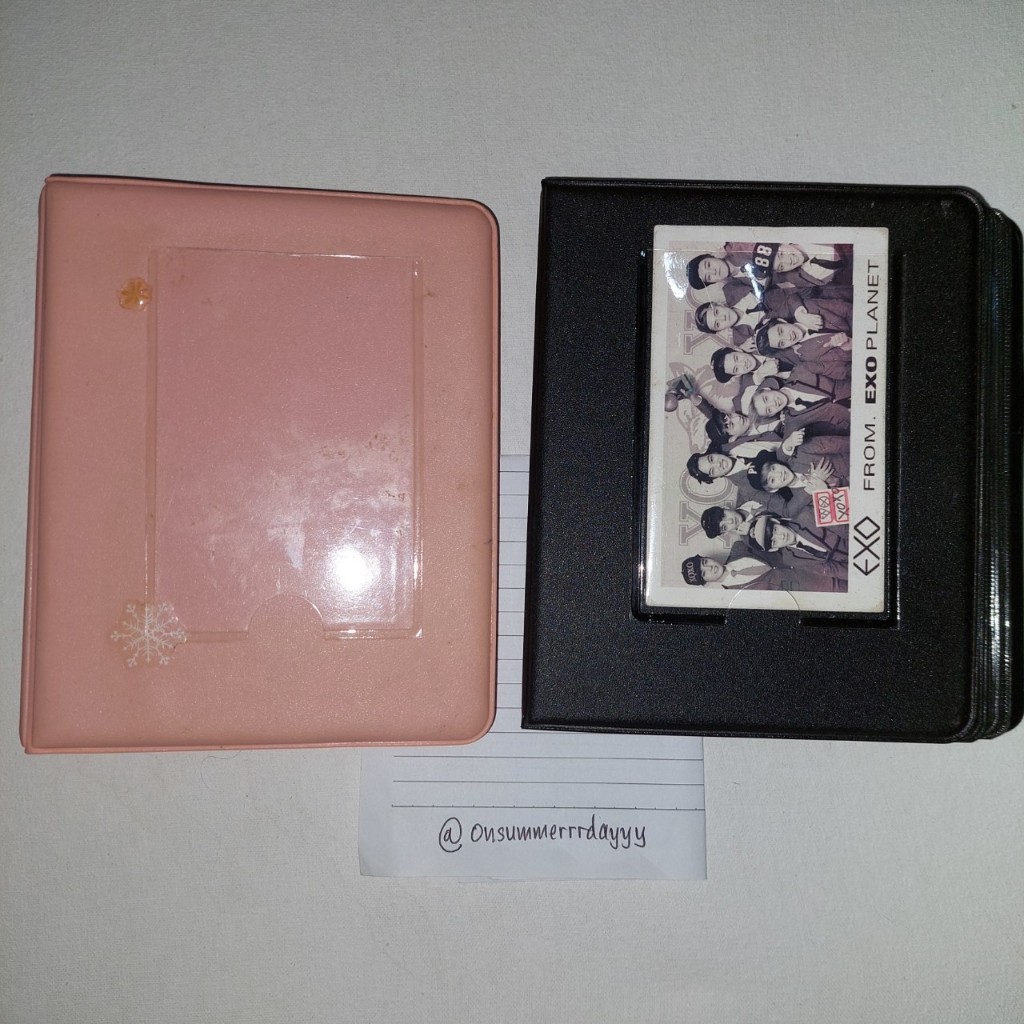 Kolbuk 2P isi 16 lembar bolak balik untuk photocard black pink Preloved untuk KPOP NCT Collect Book 