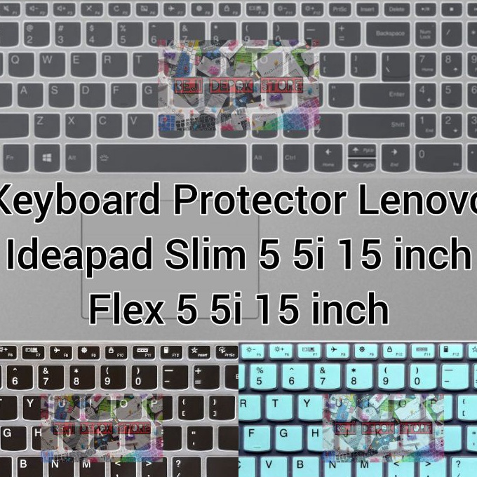 KF7 Keyboard Protector Lenovo Ideapad 5 15 inch slim 5 5i Slim 7 7i Flex 5 5i S34