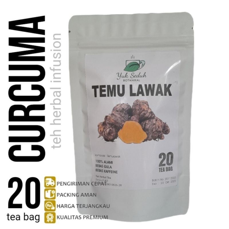 

TEH TEMULAWAK / CURCUMA TEA (20 tea bag) 'Yuk'