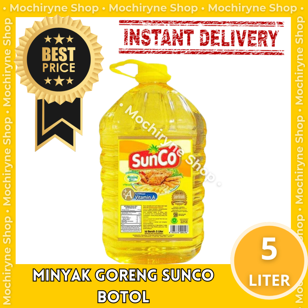 Minyak goreng Sunco 5 Liter (Botol)