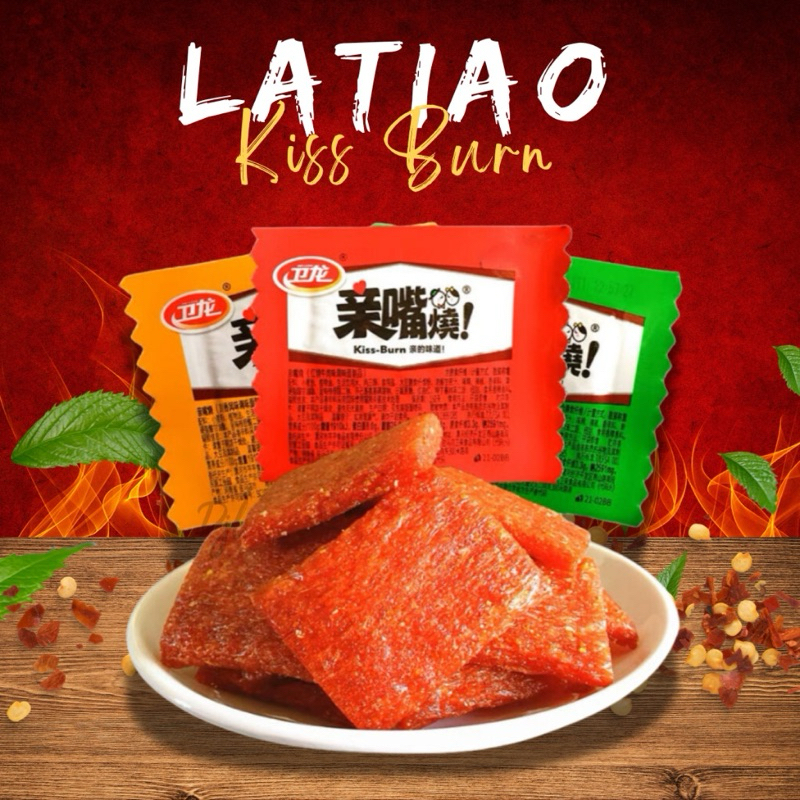 

Weilong KissBurn Eceran Per Pcs 10g Qin Zui Shao Halal -WeiLong KissBurn Mini Spicy Gluten