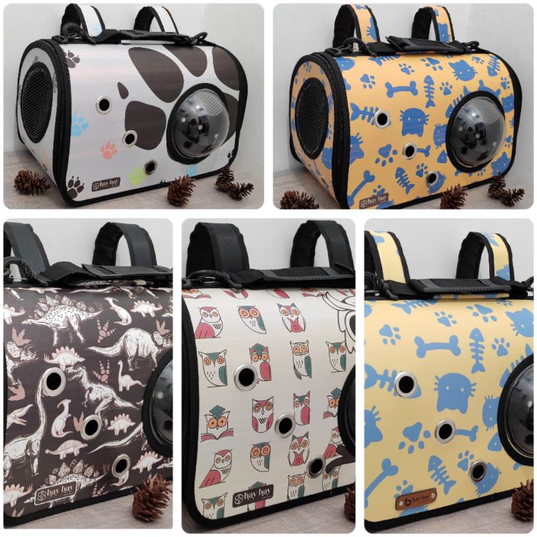 KODE H2F Tas Kucing Model 3in1  Tas Kucing 3in1 Astronot  3in1 Straw Bag