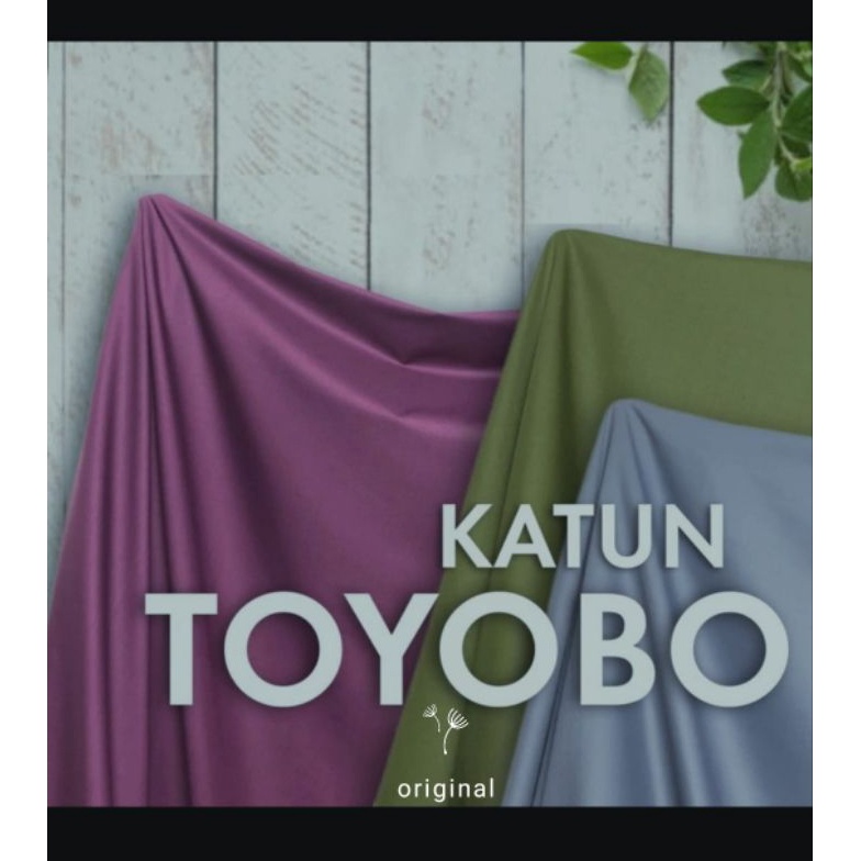 TERBAIK KATUN TOYOBO BAHAN TOYOBO KAIN KATUN KATUN HALUS TOYOBO ORIGINAL  KATUN JEPANG KATUN COTTON