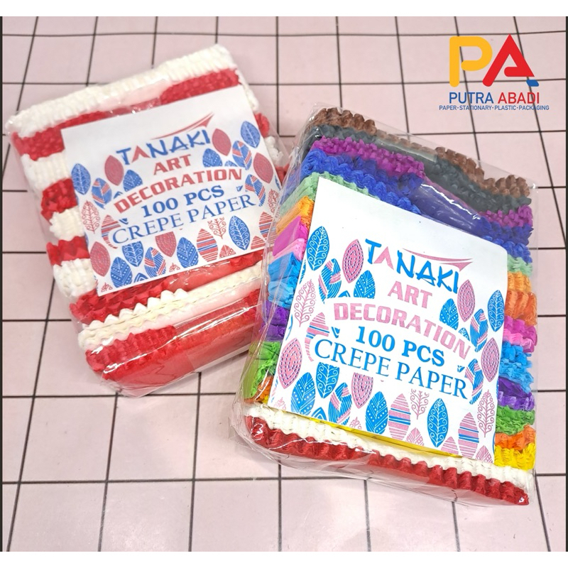 

Crape Paper / Kertas Klobot Art Decoration satu pack