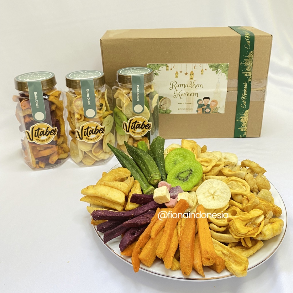 

DISCOUNT Hampers Lebaran Idul Fitri Keripik Buah by Fiona Indonesia