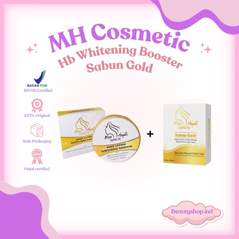 HB Dosting + Sabun Gold Mira Hayati Cosmetics