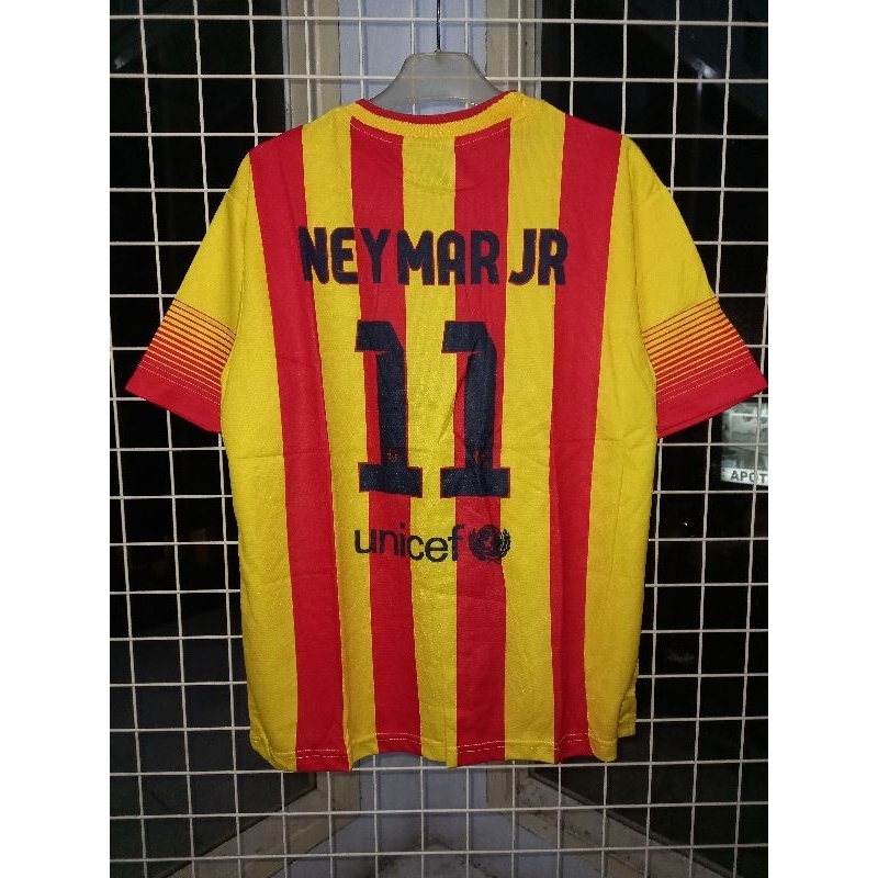 JERSEY BARCELONA AWAY 2013/2014 NAMESET NEYMAR 11