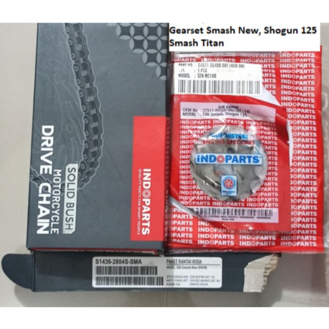 GEAR GER SET SMASH INDOPARTS