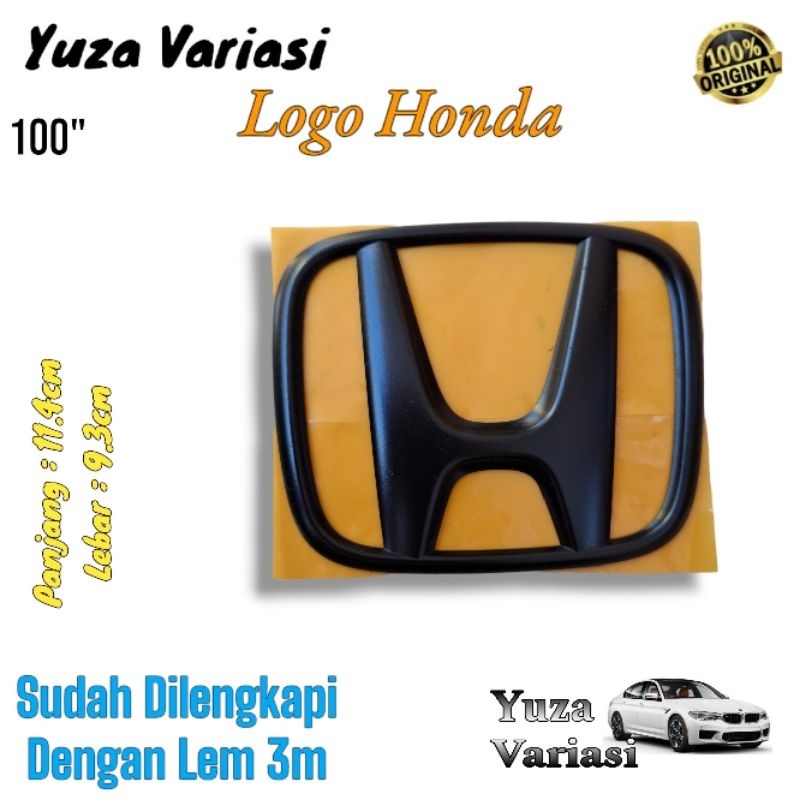 Logo Bagasi Honda BRIO Original/ Logo Emblem Belakang Honda BRIO/ Logo Kembang/ Logo H Honda