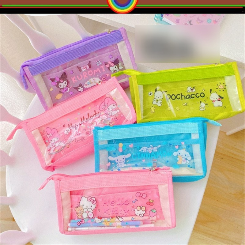 

KOTAK PENSIL 6 SEKAT SANRIO | PENSIL BAG SANRIO | TEMPAT PENSIL PULPEN SANRIO | TEMPAT PENSIL KAIN | TEMPAT MAKEUP | TAS MAKE UP | MINI BAG SANRIO | TEMPAT PULPEN | KUROMI | CINAMORROL | MELODY | WPP
