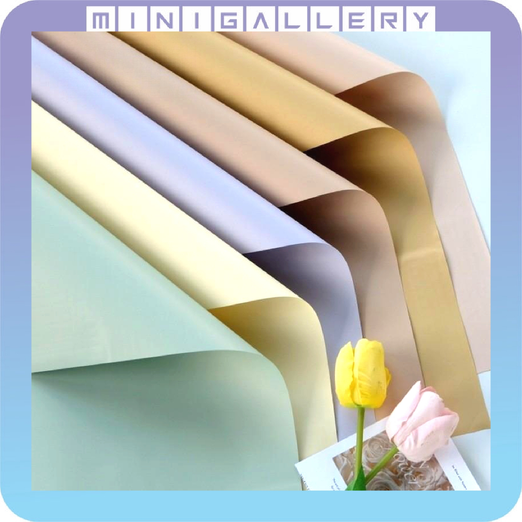 

Kertas Buket Solid Full Color Polos Cellophane Flower Wrapping Buket Bouquet KB6299