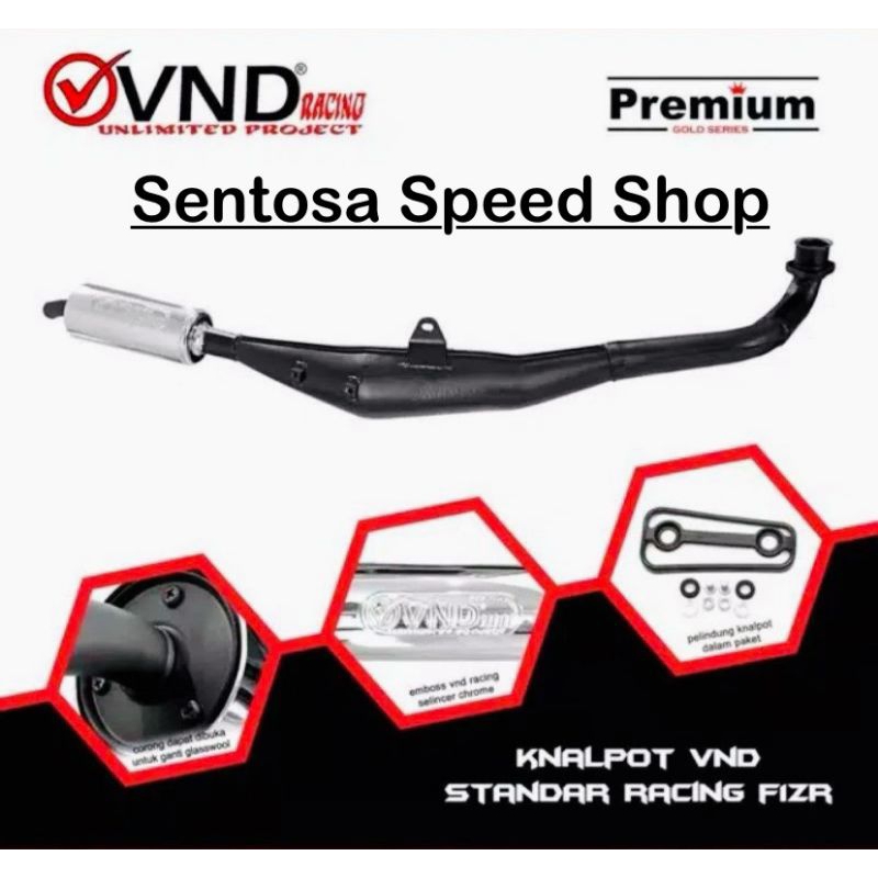 VND KNALPOT STANDAR RACING F1ZR