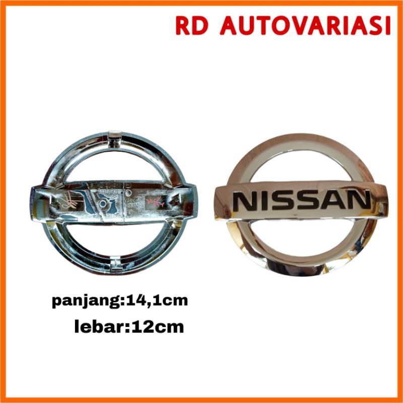 Logo Grill Depan NISSAN original/ Logo Depan Nissan/ Emblem Nissan // Logo Emblem Lambang