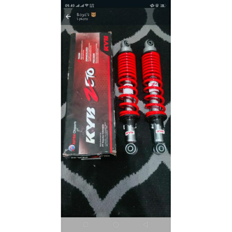 Shock KYB Zeto Supra, kharisma, Blade, Revo