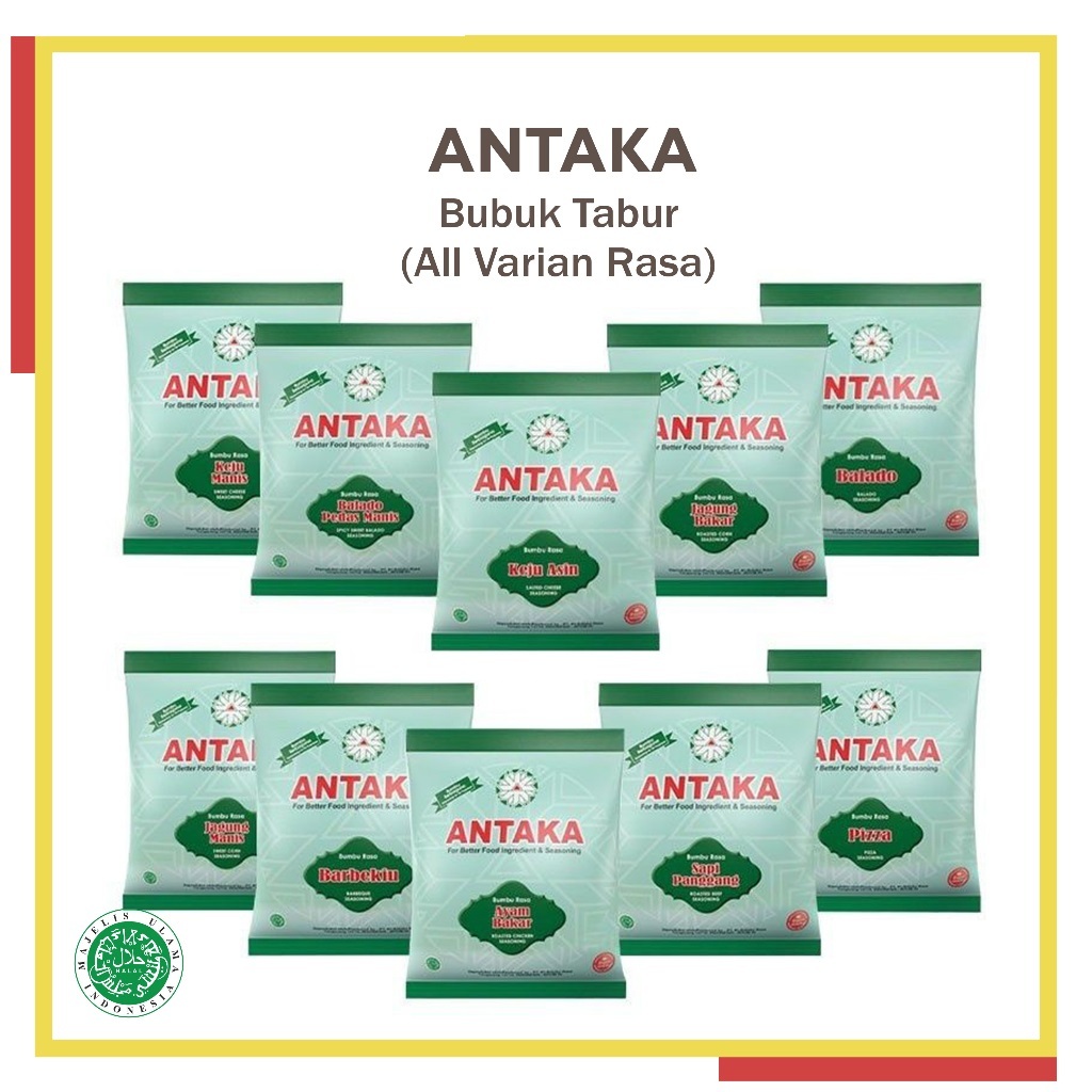 

Antaka Bumbu Tabur Serbaguna Rasa Balado Keju Sapi Panggang