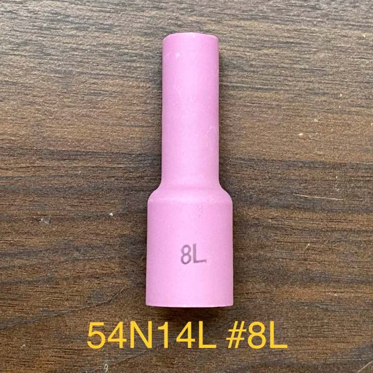 Keramik Argon Alumina Gas Lens Nozzle no.8 54N14L Ceramic TIg Argon WP17 WP18 WP26