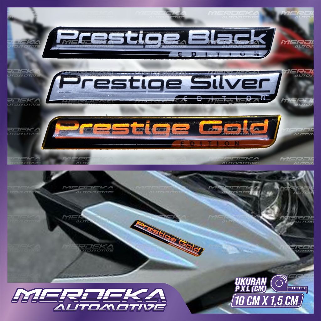 Emblem timbul prestige edition | emblem prestige