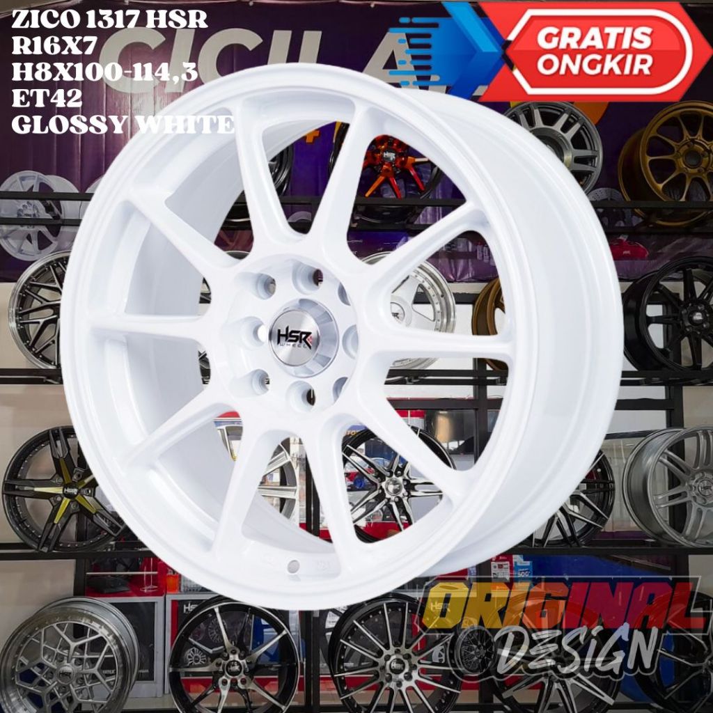 Velg Mobil AVANZA , XENIA , RAIZE , ROCKY , HSR ZICO RING 16 R16 MURAH