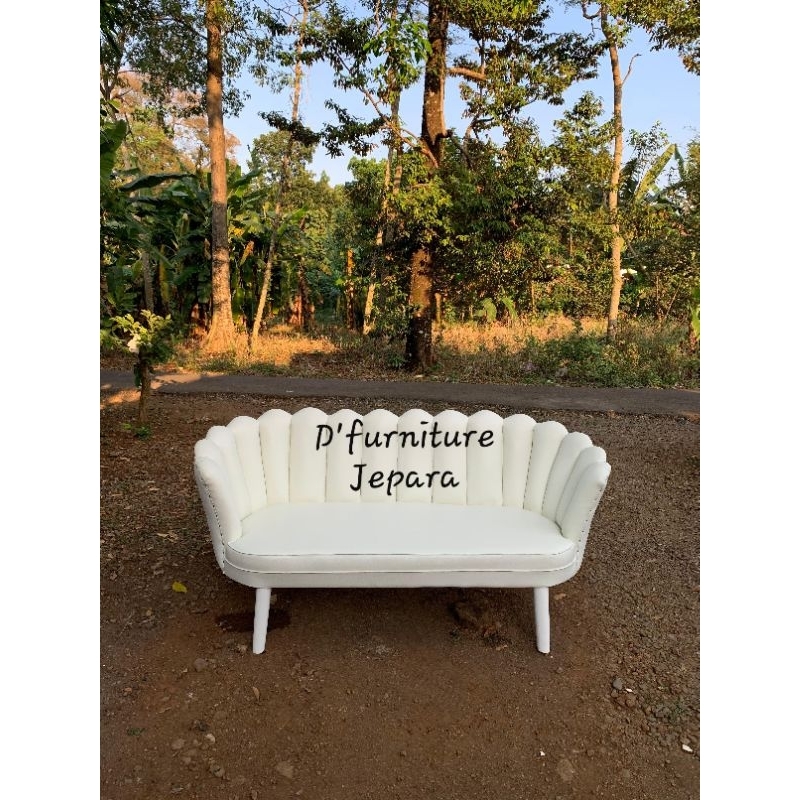 sofa kerang pelaminan, bangku kerang pelaminan