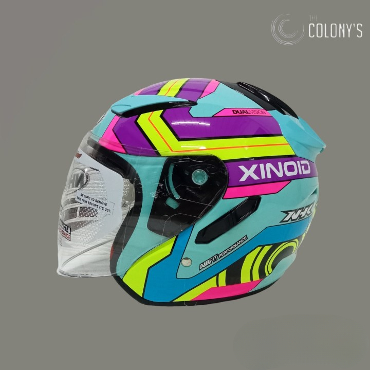 HELM NHK R1 XINOID NHK R-1 XINOID LIGHT TOSCA DOUBLE VISOR