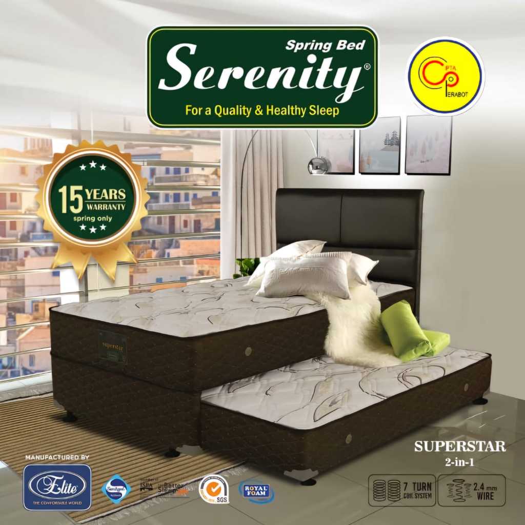Bed Dorong Sorong Anak Serenity Elite Super Single