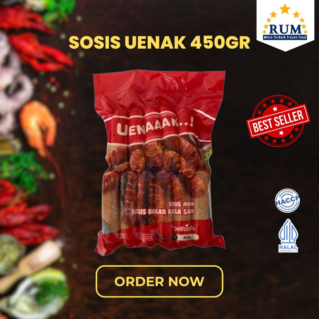 

Rumseafood/Beelfoods Sosis Uenak 450gr