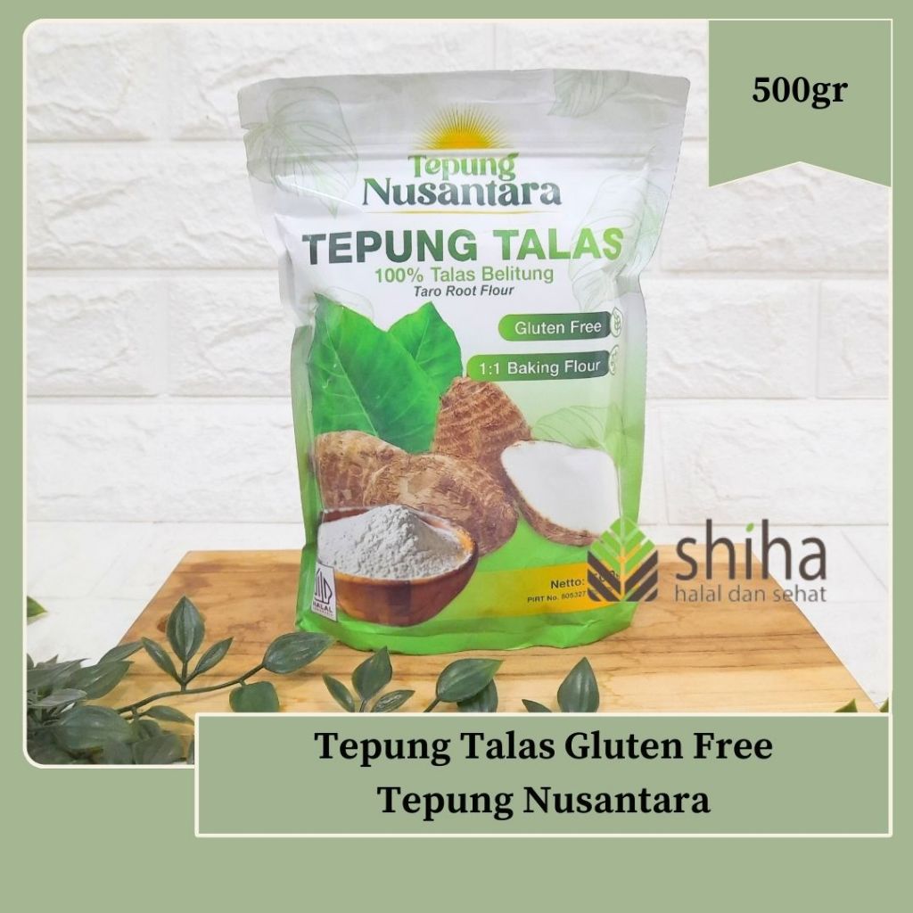 

GLUTEN FREE TEPUNG TALAS, SERBAGUNA - CAKES & COOKIES - 1KG & 500GR - 500 gr