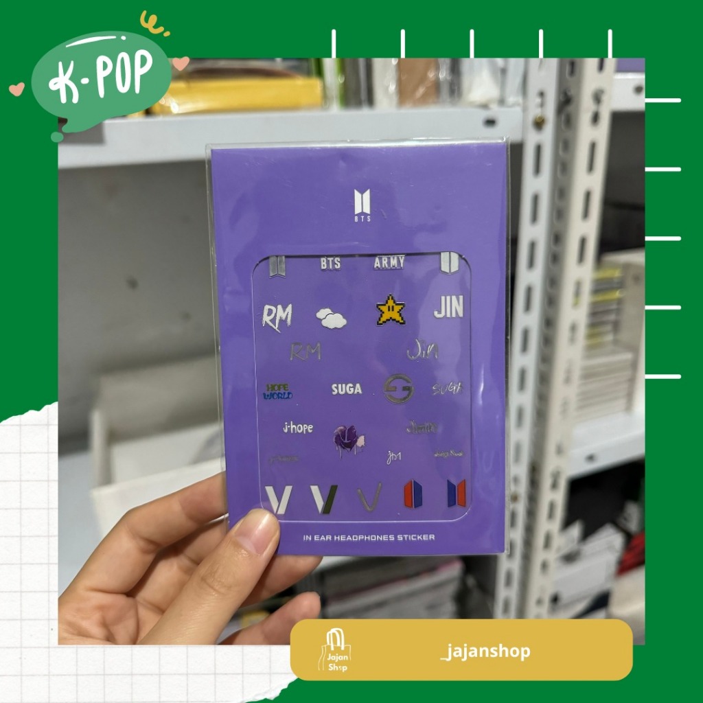 BTS In-Ear Headphones Sticker