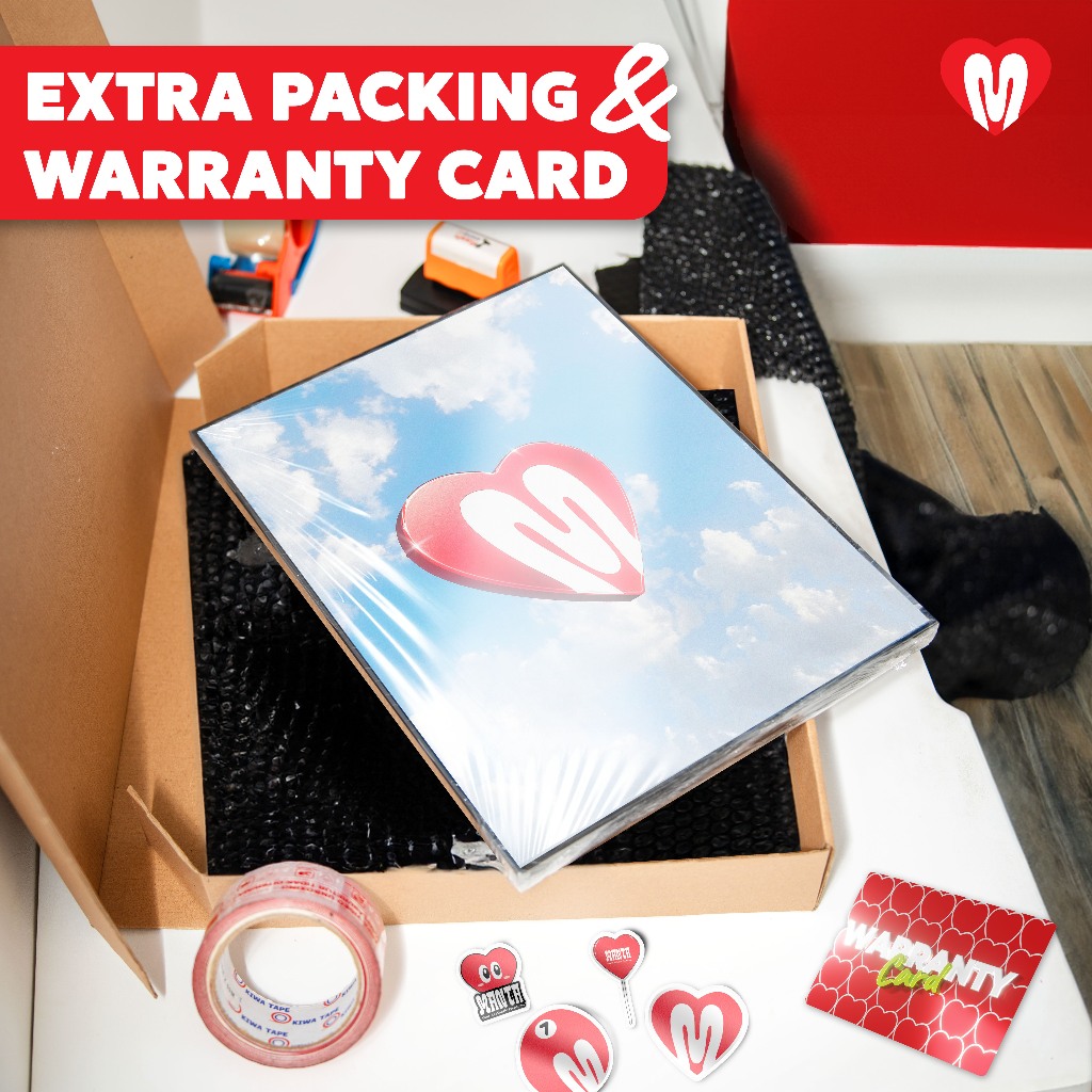 

Extra packing bubble warp untuk keamanan dan klaim garansi