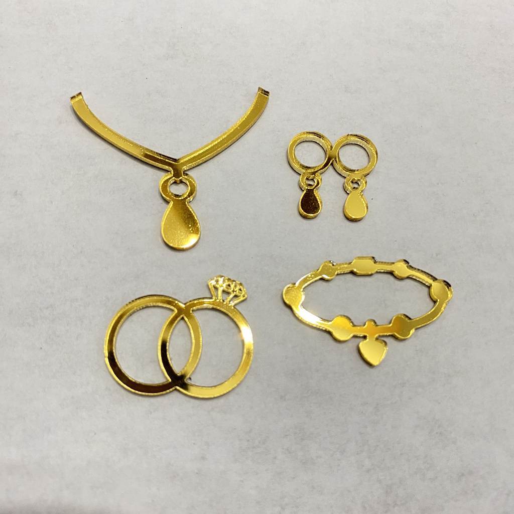 Replika 1 Stel Perhiasan Emas