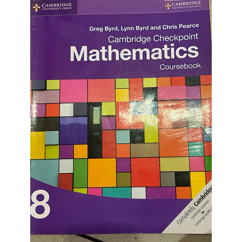 

Cambridge Checkpoint Mathematics Coursebook 8