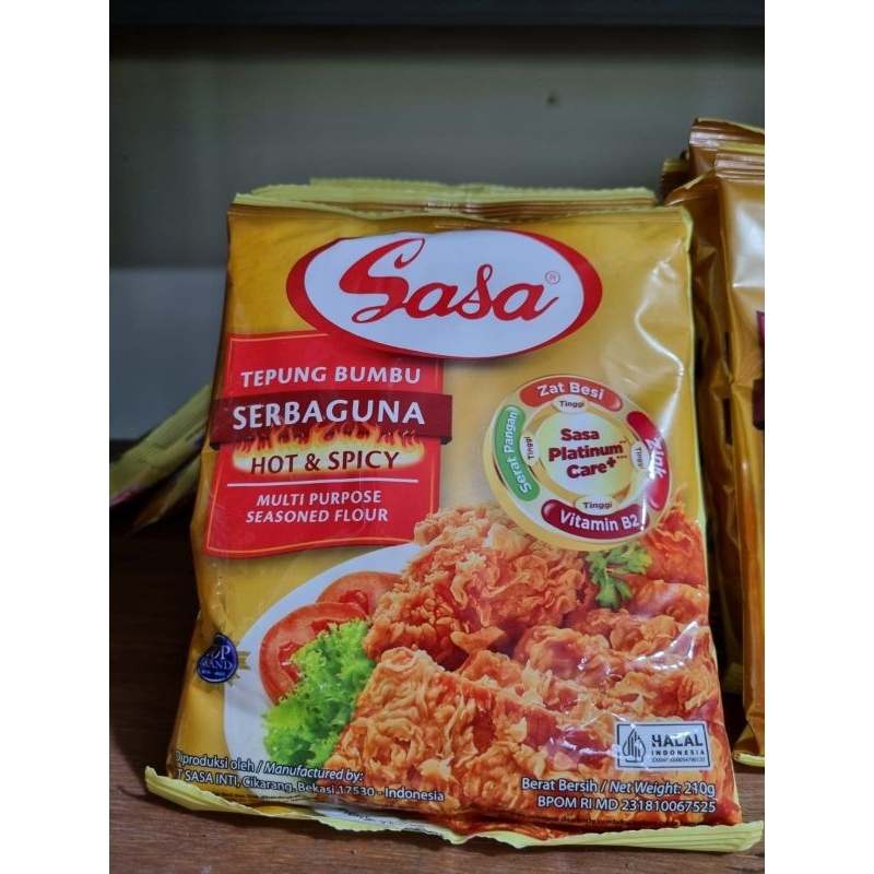 

TEPUNG SASA TEPUNG BUMBU SERBAGUNA HOT & SPICY 210gr