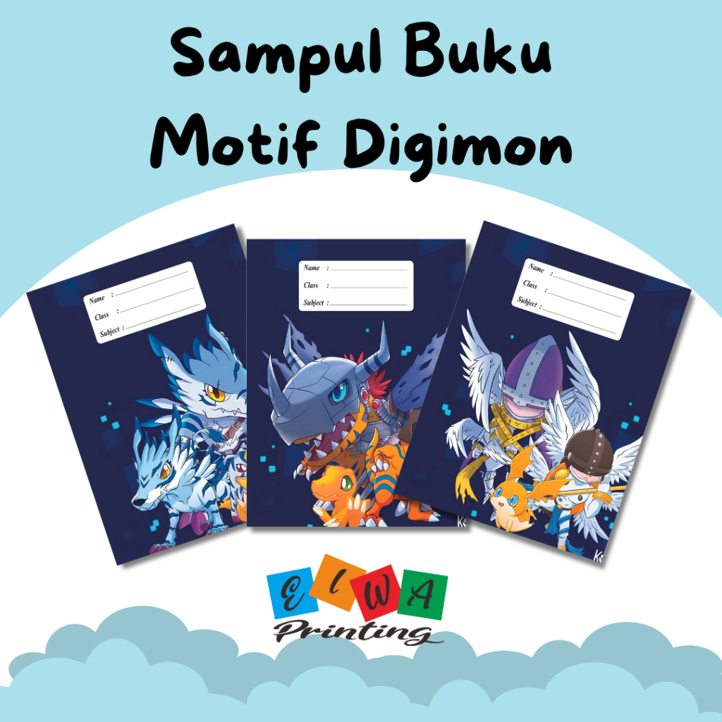 

(ISI 8 LEMBAR) SAMPUL BUKU TULIS SIDU CAMPUS BIGBOSS / SAMPUL BUKU MOTIF ESTETIK DIGIMON / Sampul Custom / SAMPUL BUKU AESTHETIC