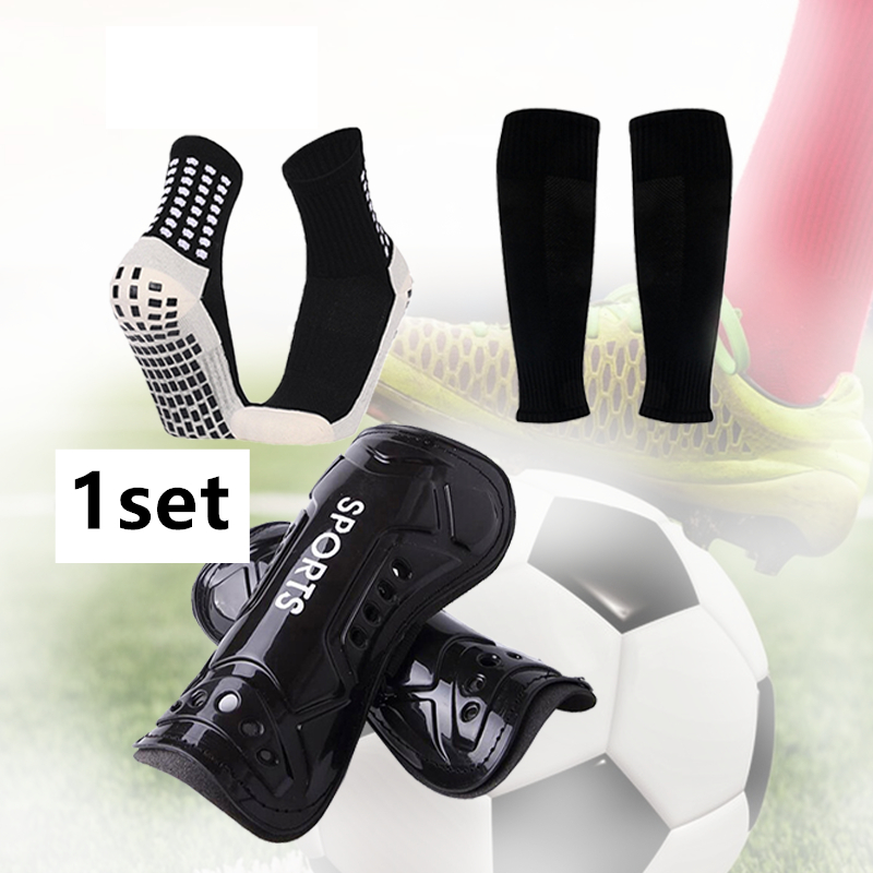 1set Deker Kaki Futsal Shin Guard Lakop Sepak Bola Futsal Pelindung Kaki Pelindung Lutut Futsal Kipe