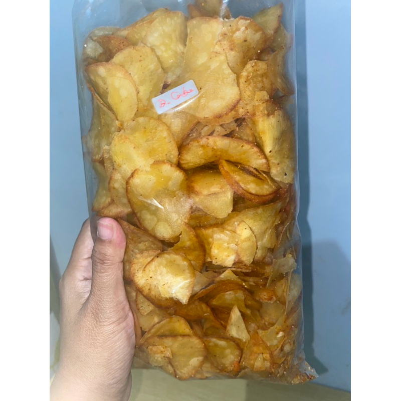 

Jajanan Kareem Snack Cemilan Kripik Singkong Asin Bon Cabe