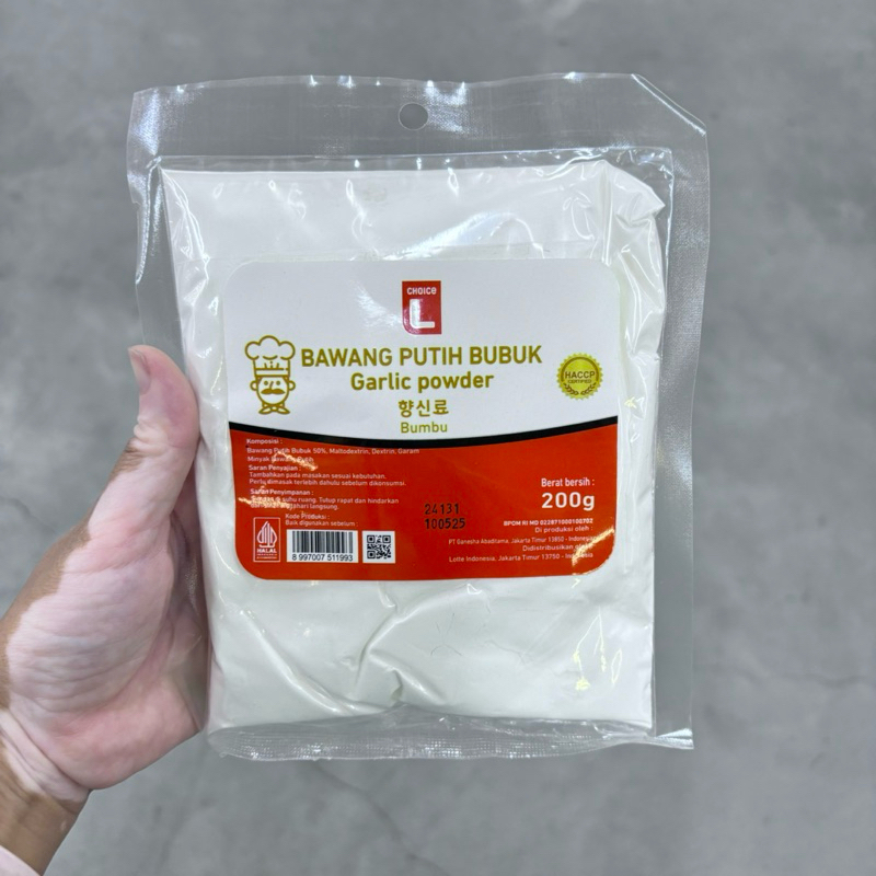 

BUBUK BAWANG PUTIH CHOICE L 200GR
