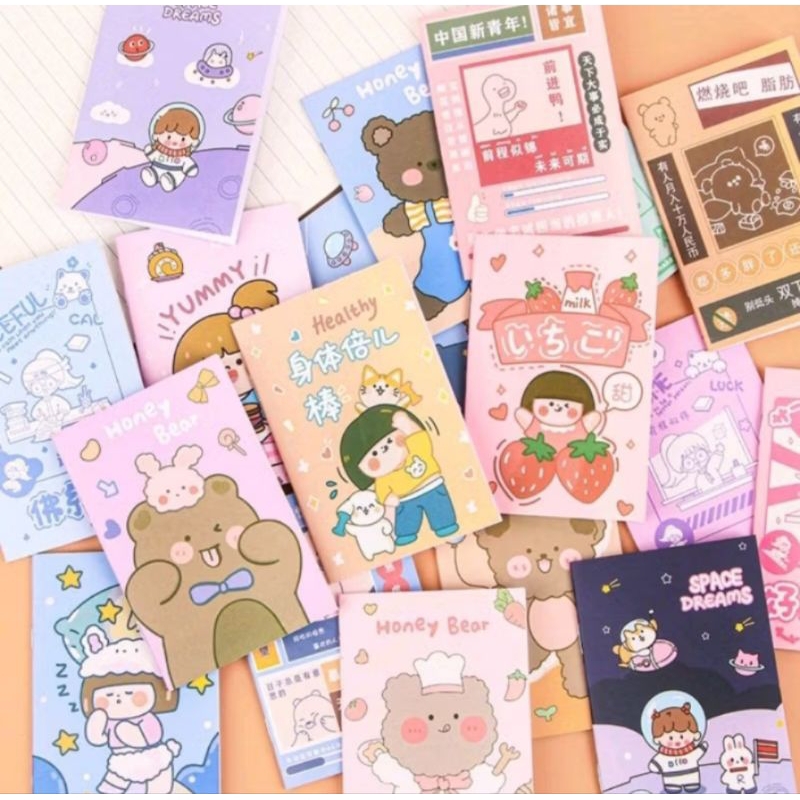 

NOTEBOOK MINI/ BUKU TULIS MINI CARTOON