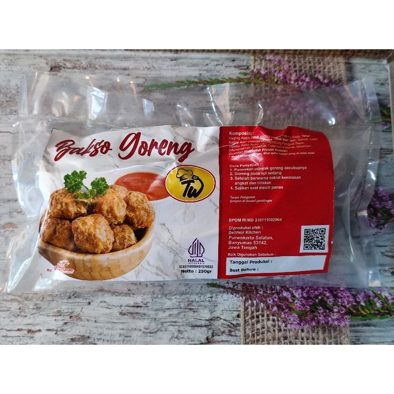 

TW Bakso Goreng Frozen 1 pack (10 pcs) + Sauce